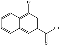 4-Bromo-2-naphthoic acid Struktur