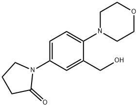 1-(3-(Hydroxymethyl)-4-morpholinophenyl)pyrrolidin-2-one Structure