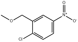 1-chloro-2-(methoxymethyl)-4-nitrobenzene Struktur