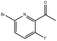 1-(6-溴-3-氟吡啶-2-基)乙酮,1016228-01-5,结构式