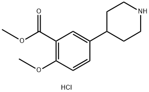 Methyl 2-methoxy-5-(piperidin-4-yl)benzoate hydrochloride|