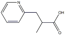 a-methyl-2-Pyridinepropanoic acid Struktur