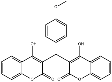 Coumarin|3,3′-(4-甲氧基苯亚甲基)-双-4-羟基香豆素