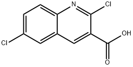 2,6-dichloroquinoline-3-carboxylic acid Struktur