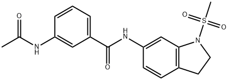 1017664-81-1 3-(acetylamino)-N-[1-(methylsulfonyl)-2,3-dihydro-1H-indol-6-yl]benzamide