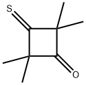 2,2,4,4-Tetramethylcyclobutane-1-one-3-thione 化学構造式