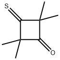 2,2,4,4-Tetramethylcyclobutane-1-one-3-thione Structure