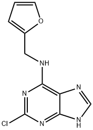 (2-氯-7H-嘌呤-6-基)-呋喃-2-甲胺,101862-47-9,结构式