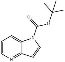 1H-pyrrolo[3,2-b]pyridine-1-carboxylic acid 1,1-dimethylethyl ester Structure