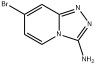 7-溴-[1,2,4]三唑并[4,3-A]吡啶-3-胺, 1019918-41-2, 结构式