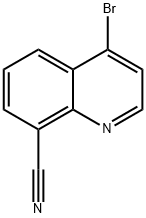 4-溴喹啉-8-腈, 1020743-28-5, 结构式
