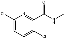 N-甲基-3,6-二氯吡啶甲酰胺, 1021077-12-2, 结构式