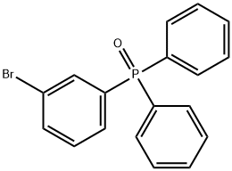 (3-bromophenyl)diphenylphosphine oxide Struktur