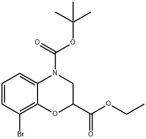4-tert-butyl 2-ethyl 8-bromo-2H-benzo[b][1,4]oxazine-2,4(3H)-dicarboxylate