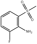 2-fluoro-6-(methylsulfonyl)aniline Structure