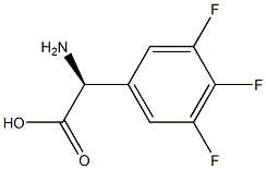 (2S)-2-AMINO-2-(3,4,5-TRIFLUOROPHENYL)ACETIC ACID Structure