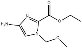 Ethyl 4-amino-1-(methoxymethyl)-1H-imidazole-2-carboxylate 结构式