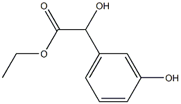ETHYL 2-HYDROXY-2-(3-HYDROXYPHENYL)ACETATE Struktur