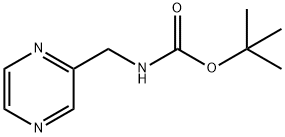 tert-butyl (pyrazin-2-yl)methylcarbamate Struktur