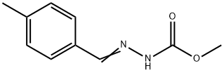 METHYL (4-METHYLBENZYLIDENE)CARBAZATE Struktur