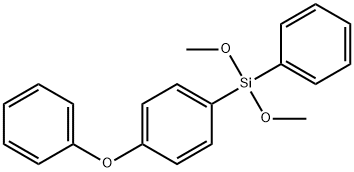 (4-Phenoxyphenyl) Phenyl Dimethoxysilane Struktur