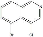 5-bromo-4-chloroisoquinoline Structure