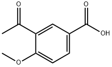 3-acetyl-4-methoxybenzoic acid Struktur