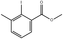 2-ヨード-3-メチル安息香酸メチル 化学構造式