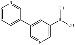 [3,3'-Bipyridin]-5-ylboronic acid Struktur