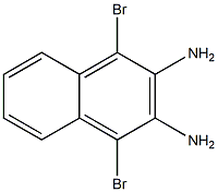 1,4-dibromonaphthalene-2,3-diamine Struktur