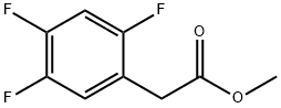 (2,4,5-TRIFLUOROPHENYL)ACETIC ACID METHYL ESTER Structure