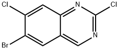 Quinazoline, 6-bromo-2,7-dichloro- Structure