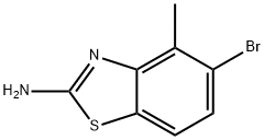 2-氨基-5-溴-4-甲基-苯并噻唑,103873-80-9,结构式