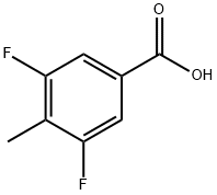 3,5-Difluoro-4-methylbenzoic acid Struktur