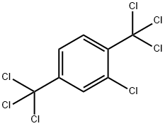1,4-BIS(TRICHLOROMETHYL)-2-CHLOROBENZENE Structure