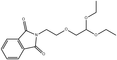2-[2-(2,2-二乙氧基乙氧基)乙基]异吲哚啉-1,3-二酮,1039455-10-1,结构式