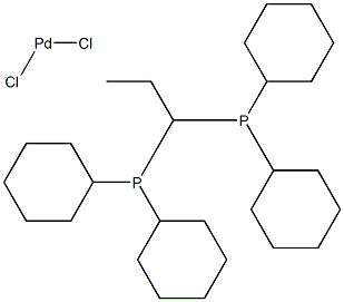 Dichloro bis(dicyclohexylphosphino)propane palladium(II)