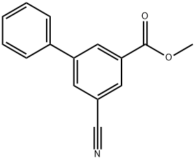 5-Cyano-,[1,1'-biphenyl]-3-carboxylic acid methyl ester Structure