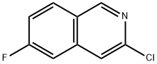 3-Chloro-6-fluoro-isoquinoline Struktur