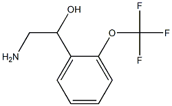 2-Amino-1-(2-(trifluoromethoxy)phenyl)ethanol, 1042605-24-2, 结构式