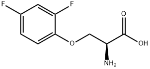 (S)-2-氨基-3-(2,4-二氟苯氧基)丙酸,1044596-89-5,结构式