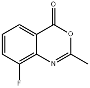 8-fluoro-2-methyl-4H-benzo[d][1,3]oxazin-4-one Struktur