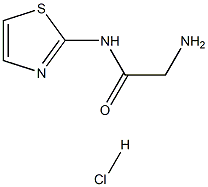 2-amino-N-(thiazol-2-yl)acetamide hydrochloride Structure