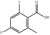 4-Fluoro-2-iodo-6-methylbenzoic acid