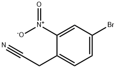 2-(4-溴-2-硝基苯基)乙腈, 105003-96-1, 结构式