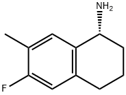 (1R)-6-FLUORO-7-METHYL-1,2,3,4-TETRAHYDRONAPHTHYLAMINE Structure