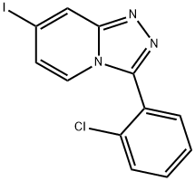 3-(2-Chlorophenyl)-7-iodo-[1,2,4]triazolo[4,3-a]pyridine Struktur