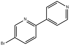 5-Bromo-2,4'-bipyridine Struktur