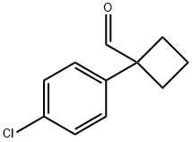 1-(4-クロロフェニル)シクロブタンカルボアルデヒド 化学構造式