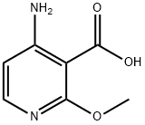 4-氨基-2-甲氧基烟酸, 1060806-78-1, 结构式